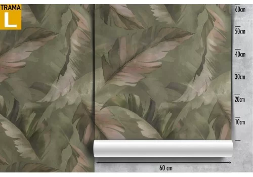 Green leaves nature pattern wallpaper. 2
