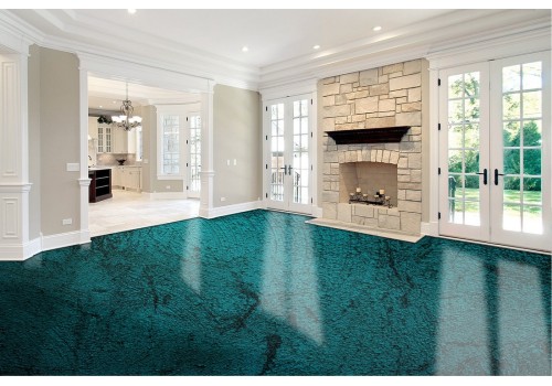 Turquoise concrete surface wallpaper