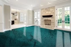 Turquoise concrete surface wallpaper