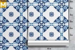 Geometric Vintage Tile Wallpaper