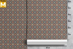 Geometric Vintage Tile Wallpaper