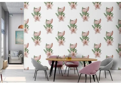 Nature wallpaper pattern pink flowers.473