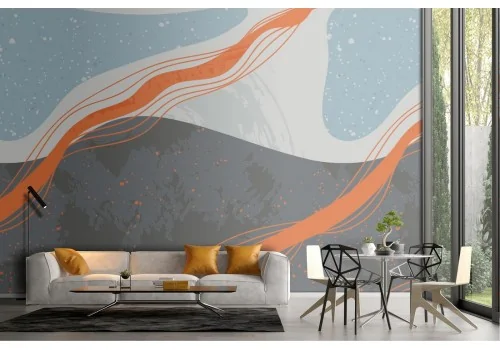 Vintage abstract wave wallpaper.478