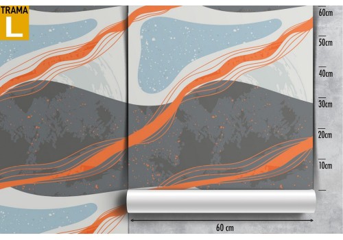 Vintage abstract wave wallpaper. 2