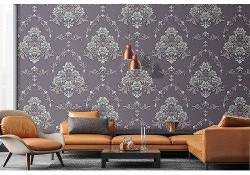 Vintage damask wallpaper pattern.