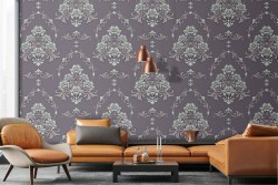 Vintage damask wallpaper pattern.