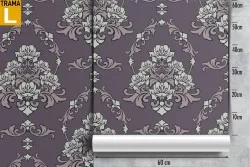 Carta da Parati pattern damasco vintage.