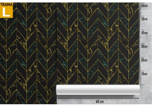 Art Deco geometric pattern wallpaper. 2