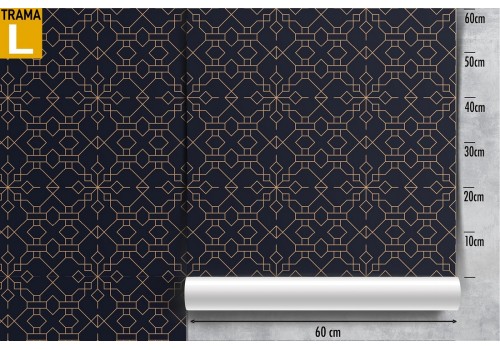 Art Deco geometric pattern wallpaper. 2