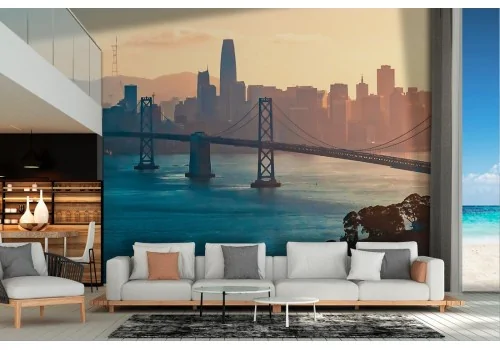San Francisco City Wallpaper Bridge Landscape