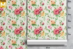 Vintage Nature Flowers Wallpaper