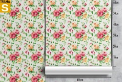 Wallpaper Design and Styles Flora and Fauna Flowers Nature Vintage