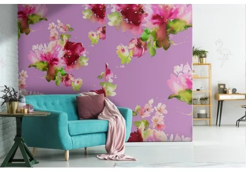 Red roses nature pattern modern wallpaper.494