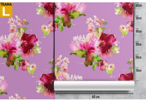 Red roses nature pattern modern wallpaper. 2