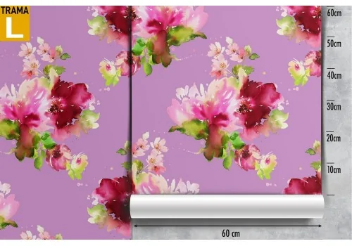 Red roses nature pattern modern wallpaper. 2