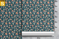 Wallpaper Design and Styles Flora and Fauna Flowers Nature Vintage