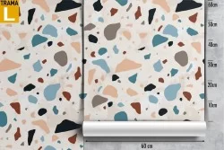 Vintage marble surface wallpaper pattern.
