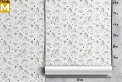 Carta da Parati Decorazioni e Pattern Fantasy
