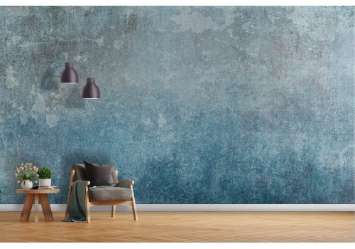 Blue Concrete-2 Wallpaper