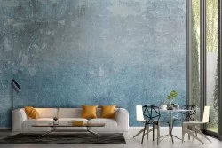 Blue Concrete-2 Wallpaper