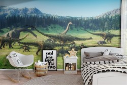 Dinosaur Animal Children's Wallpaper Illustration-10