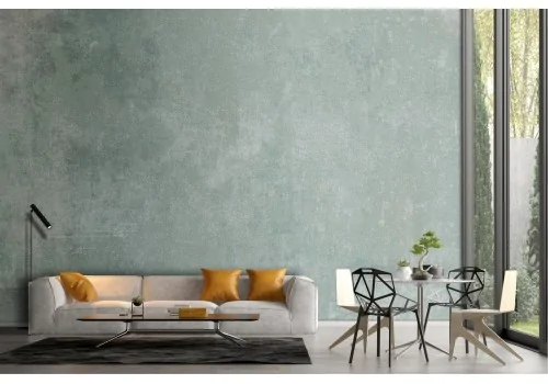 Wallpaper water green cement surface-11 2