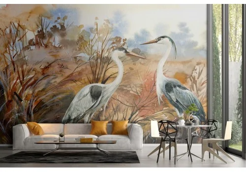 Exotic Animals Nature Wallpaper Watercolor Painting-13 2