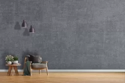 Wallpaper surface texture industrial walkable gray-27