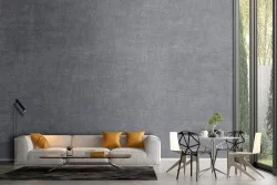 Wallpaper surface texture industrial walkable gray-27
