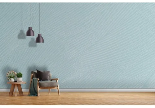Wallpaper plaster surface sugar paper blue-37