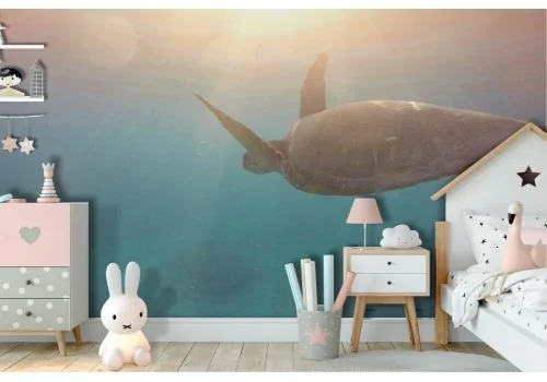 Animal Wallpaper Turtle Children's Room-39 2
