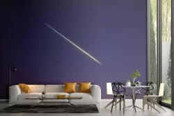 Carta da Parati cometa cielo notturno universo fotografia-42