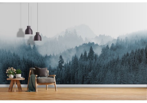 Wallpaper landscape nature trees modern design-46