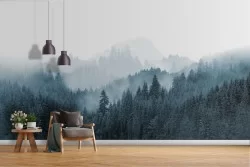 Wallpaper landscape nature trees modern design-46