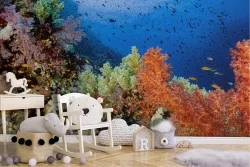 Carta da Parati Mondo acquatico Tropicale