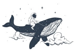 Children's Wallpaper Animals Birds Space and Planets