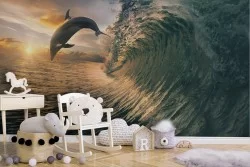 Carta da Parati Animali uccelli Mondo acquatico