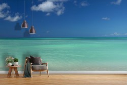 Wallpaper landscape beach blue ocean sea-60