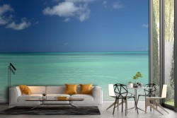 Wallpaper landscape beach blue ocean sea-60