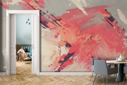 Abstract Plaster Modern Wallpaper
