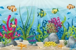 Carta da Parati Bambini Animali uccelli