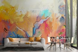Wallpaper decoration modern abstract painting design-73
