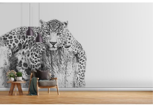 Cheetah Wallpaper Animal Nature Design Illustration-75