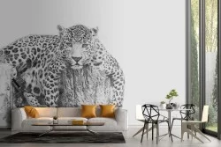 Cheetah Wallpaper Animal Nature Design Illustration-75