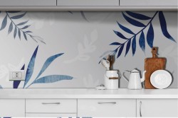 Tropical Leaves Nature Stylized Wallpaper-0110