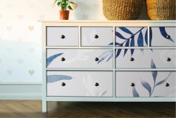 Stylized Leaves Tropical Nature Wallpaper