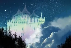 Children's Wallpaper Fantasy Landscapes Princesses and Ballerinas