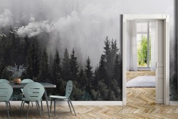 Carta da Parati paesaggio foresta-0116