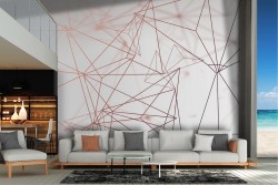 Geometric Wallpaper Stripes and Waves