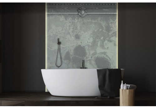 Vintage boiserie wallpaper faux wall surface-0122 2